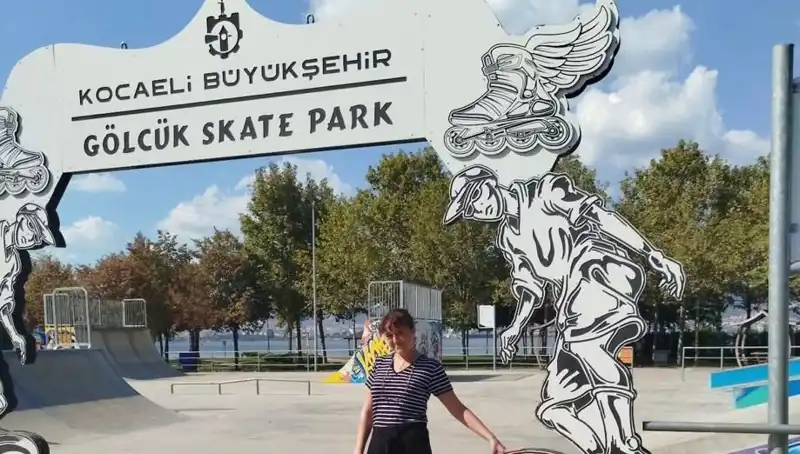 Kocaeli’de Kaykay Parkı’na İtalya'nın Şampiyon Kaykaycısının İsmi Verildi